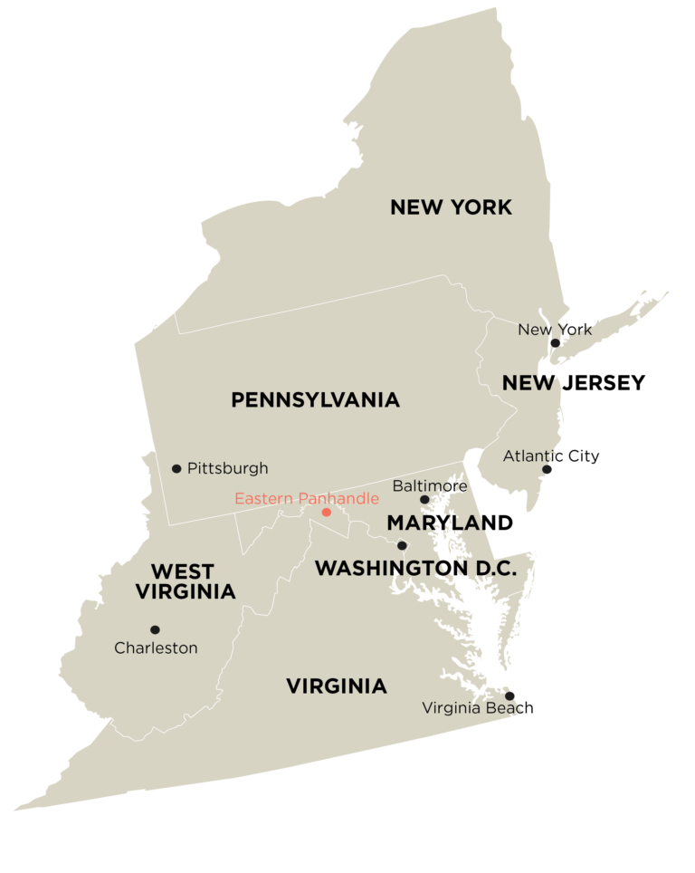 Eastern Panhandle, West Virginia Remote Work Locations Ascend